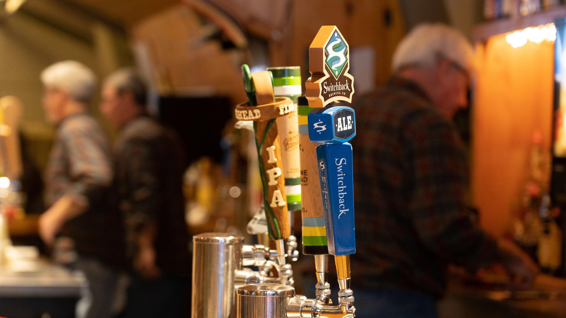 Beer Taps at Green Mountain Lounge